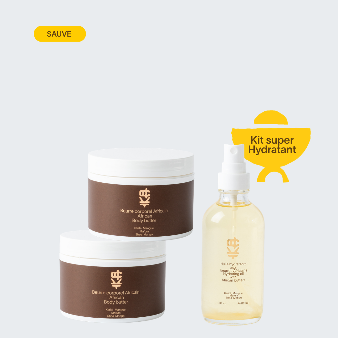 Trio super hydratant (beurre + huile)